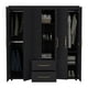 thumbnail image 3 of Closet 6 Puertas 2 Cajones Fm-024n - Negro, 3 of 8