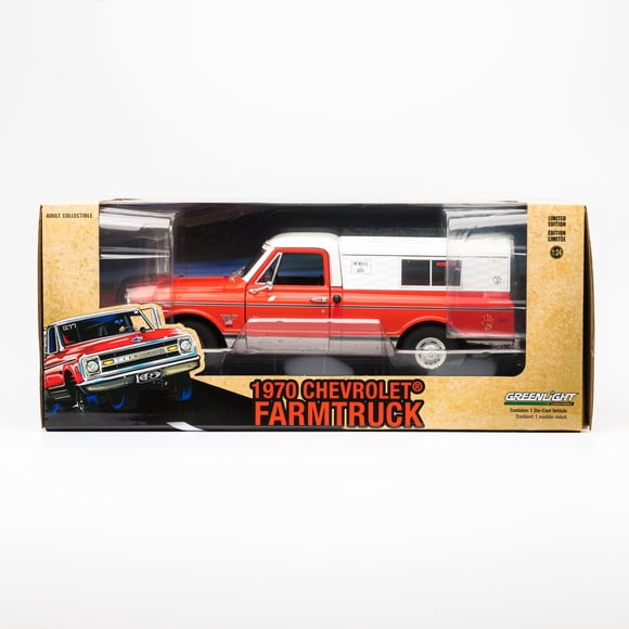 Modelo a Escala 1:24 Diecast Chevrolet Farmtruck 1970