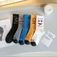 thumbnail image 2 of Letter Print Socks, Halloween Novelty & Funny Mid Tube Socks, Women's Stockings & Hosiery, 2 of 2