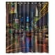 thumbnail image 1 of Cortina de ducha de Nueva York Times Square de noche, juego de cortina de baño con ganchos, tamaño 60 x 72 pulgadas, 1 of 3