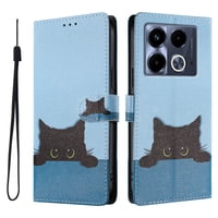 Foxdock Funda Tipo Cartera Para Infinix Note 40 5G Con Soporte Y Correa – Diseño De Patrones Lindos