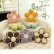 thumbnail image 1 of Cojin Flor Blanco Con Cafe, 1 of 2