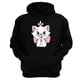 thumbnail image 1 of Polerón Canguro Gatos Aristócratas Negro Talla Xs Unisex, 1 of 3