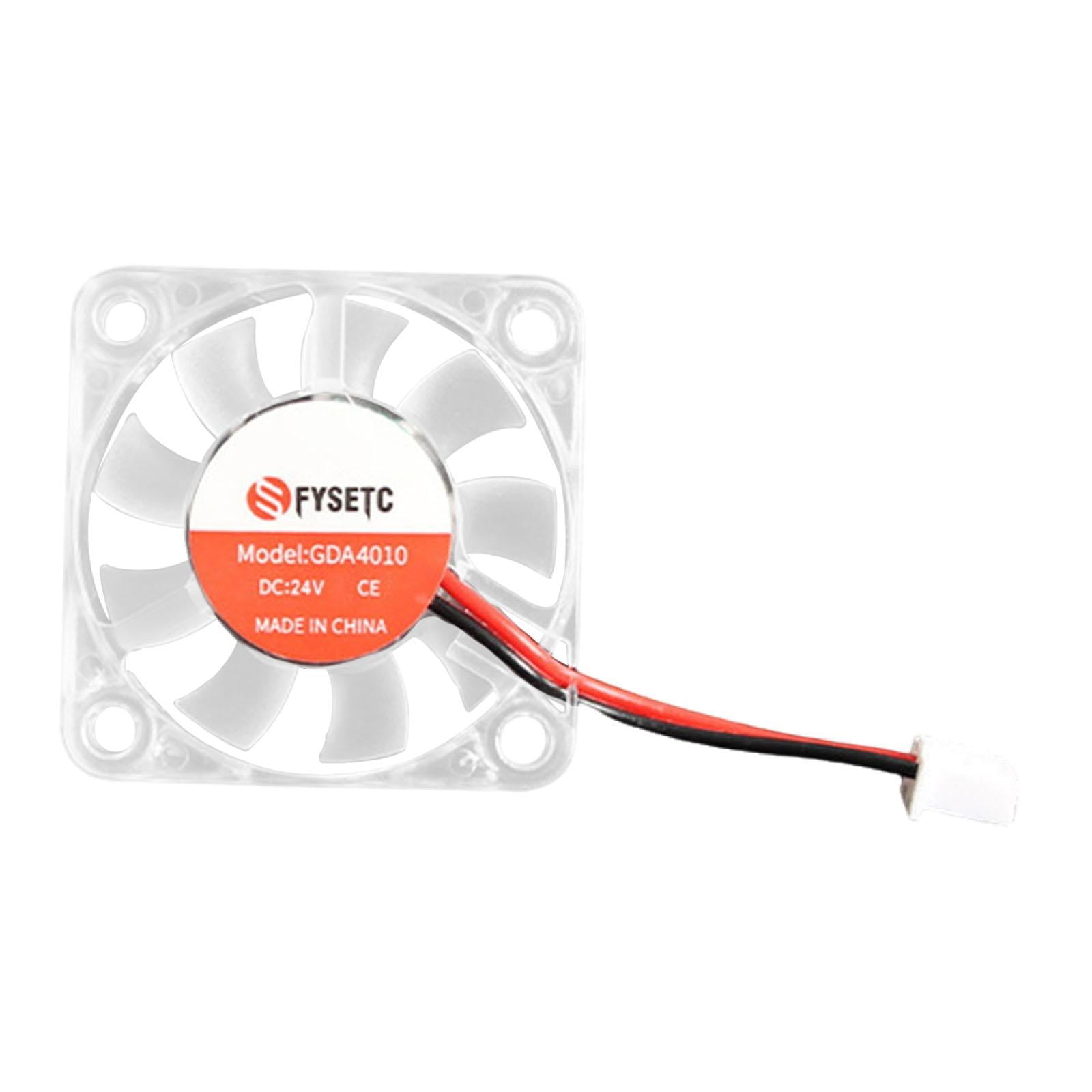 Magideal - Piezas De Ventilador De Enfriamiento De Impresora 3d Ventilador De Enfriamiento Led Práctico Fácil De Usar Reemplazar Accesorios Ventilador De , 4010 4010 24 V