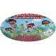 thumbnail image 1 of ¡Presiona Start! Alfombra Redonda de Felpa Coral, Antideslizante, No Desprende Pelusas, Lavable y Duradera para Salón, Dormitorio y Habitación de Niños 60cm, 1 of 6