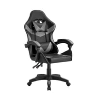 Arthome - Silla Gamer Tokio Ergonomica Reclinable Color Negro Y Gris