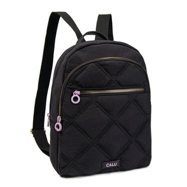 Mochila Pequeña Quilt Sofia Negro Calu
