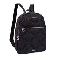 Calu Bags - Mochila Pequeña Quilt Sofia Negro Calu