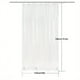 thumbnail image 1 of 1pc Transparent Shower Curtain, Waterproof And Mildew-Proof Fabric Shower Curtain Liner, Bathroom Accessories, 1 of 4