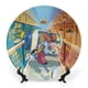 thumbnail image 1 of Pepper Ann Plato decorativo de porcelana fina (bone china), plato decorativo de cerámica para hogar, oficina, soporte de pared, platos decorativos para dormitorio - 6 pulgadas (15 cm), 1 of 6