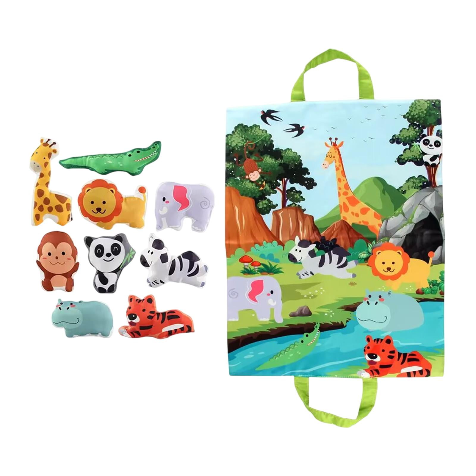 Bothyi - Alfombra De Juego Para Bebés Con Forma De Animal, Juguete De Viaje, Libro De Tela Para Bebés, Regalo Para Calcetines Infantiles