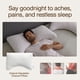 thumbnail image 4 of Almohada Coop Home Goods Original Crescent Ajustable Mediana, 4 of 9