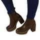 thumbnail image 1 of Botin de Mujer Taco Cuadrado 17 Yassne Beige, 1 of 5