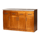 thumbnail image 1 of Mueble de Cocina Berlin Madera Nogal Base 4 Puertas, 1 of 4
