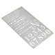 thumbnail image 2 of Plantilla de acero inoxidable Aleks Melnyk 10 × 18 cm Letras pequeñas 1 pza, 2 of 6