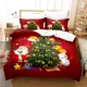 thumbnail image 1 of Merry Chrismas Bedding Set Boys Girls Duvet Cover Pillowcase Bed Kids Fashion Home Textileextile Bed Sheets, 1 of 5