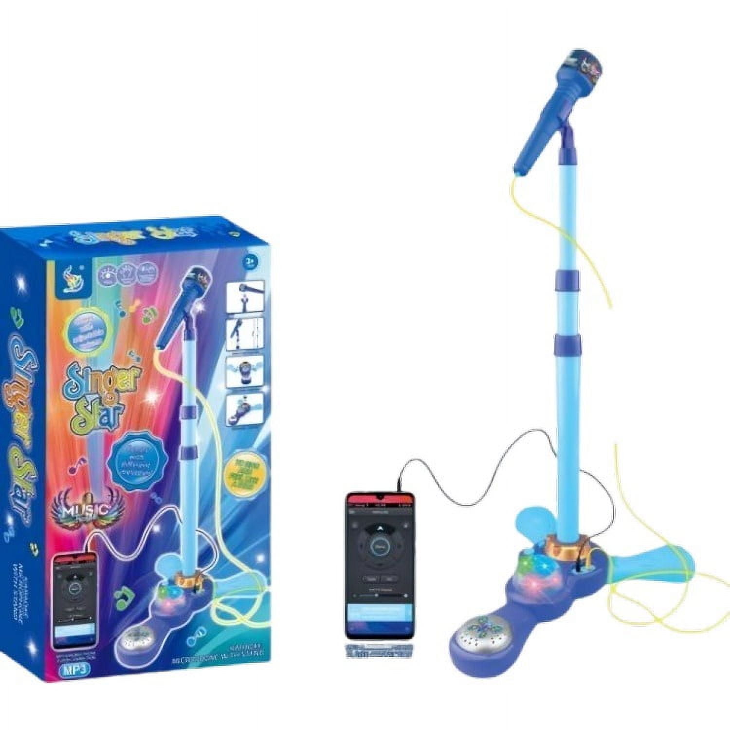 Genérico - Microfono Simple Azul Modelo Hd-8913