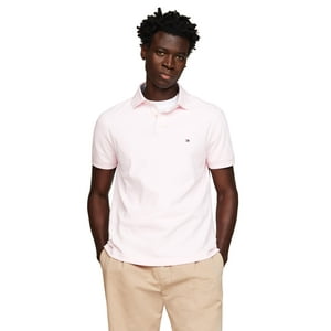 Polo Tommy Hilfiger 1985 Slim De Manga Corta Para Hombre