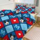 thumbnail image 1 of Mickey Print Bedding Set Pattern Duvet Cove Set 3 Pieces 1 Quilt Cover And 2 Pillowcases for Women Men Teens, 1 of 5