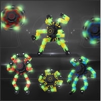 Estardaa - Los Fidget Spinners Brillan En La Oscuridad, 8 Unidades, Para Niños Y Adultos