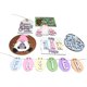 thumbnail image 1 of Lindo Conejito De Pascua Colgante Kit Accesorio Adorno Para Decoración De Fiesta 6x12cm, 1 of 5