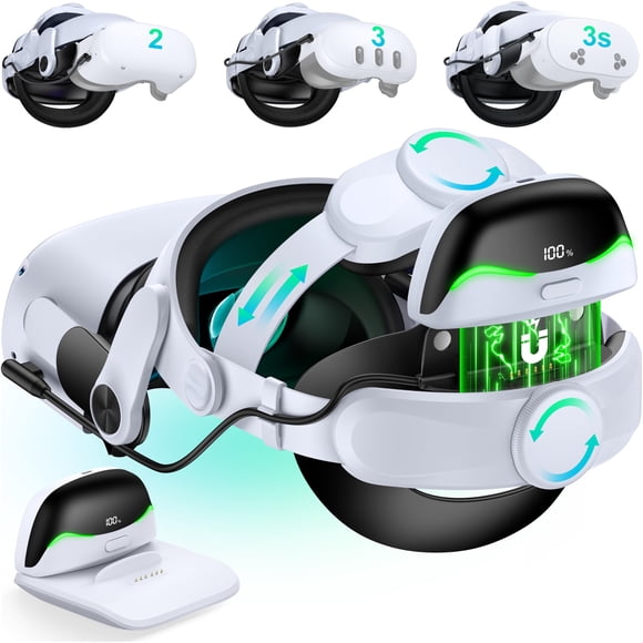 Diadema Con Batería Para Oculus Quest 3 3s