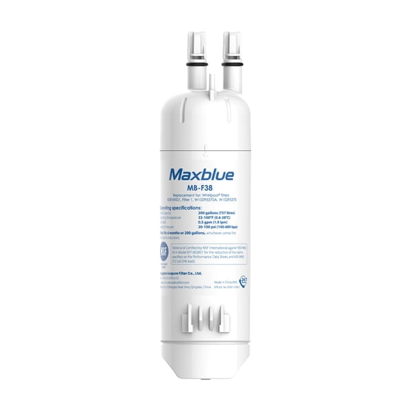 Filtro de agua para frigorífico Maxblue MB-F38 para W10295370A
