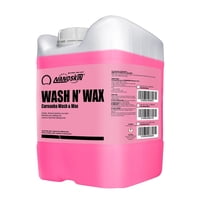 Jabón Para Lavado De Coches Nanoskin Wash N' Wax Con Carnauba, 18,9 Litros, Para Coches