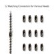 thumbnail image 3 of Cadena de tracción para ventilador de techo SmotecQ de 3 mm con cuentas de 3 m con conectores, 3 of 6