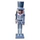 thumbnail image 2 of Figuras De Cascanueces De 12 ", Figuras De Decoración De Navidad, Decoración Del Hogar Hecha A Mano, Plana Plateada, 2 of 3