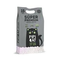 Genérico - Pipicat Carbón Activado 15 Kg | Arena Sanitaria Gatos Gris