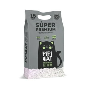 Genérico - Pipicat Carbón Activado 15 Kg | Arena Sanitaria Gatos Gris