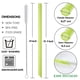 thumbnail image 2 of [Pajitas Boba reutilizables] Hiware con puntas angulares, 8 unidades con cepillos, 2 of 8