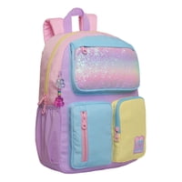 Mochila Funny 2026 Color Block Faded Head