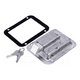 thumbnail image 2 of Chapa Inox Con Llave Camper - Carro De Arrastre - Remolque, 2 of 3