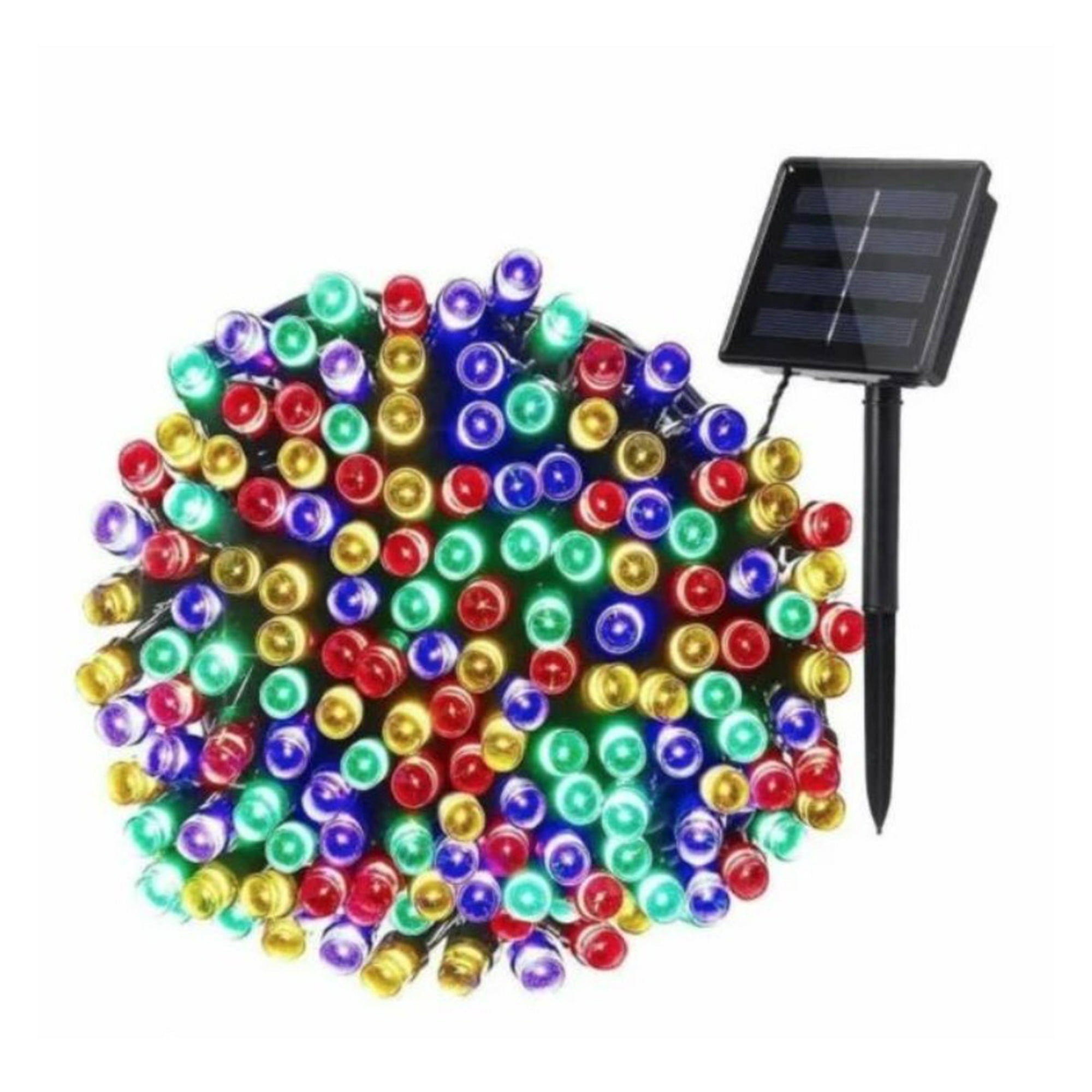 Tomasstore - Luces Solares Navidad Guirnalda 10 Metros 100 Led
