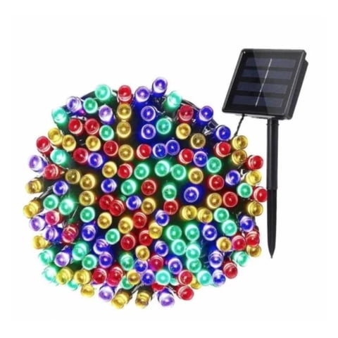 Tomasstore - Luces Solares Navidad Guirnalda 10 Metros 100 Led