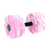 Ioensy - Barra De Mano Con Pesas De Agua Para Entrenamiento En Piscina, Ideal Para Hombres Y Mujeres Principiantes, Color Rosa Y Blanco