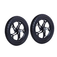 Ioensy - 1 Par De Ruedas De Repuesto Para Bicicleta De Equilibrio, Ruedas De Entrenamiento Para Neumáticos De Bicicleta De Equilibrio, Rueda De Flor De Ciruelo