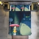 thumbnail image 2 of Totoro Comforter Set 3 Pieces Quilt Cover Set Soft Bedding Sets for All Seasons, 2 of 5