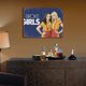 thumbnail image 5 of Chicas sin Blanca Cartel Metálico, Decoración de Pared de Cartel Metálico Personalizado para Regalos de Fans, Amigos, Familia y Amantes 20*30CM, 5 of 6