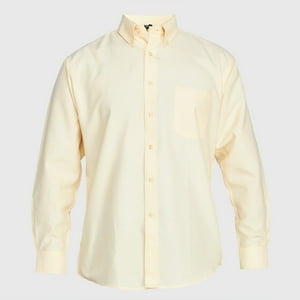 Jayson - Camisa Oxford B/Pegado M/L Amarillo L