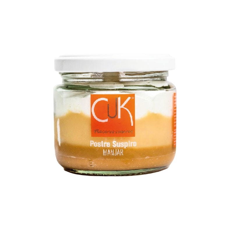 Postre Helado Suspiro Manjar Frasco 140 g Cuk