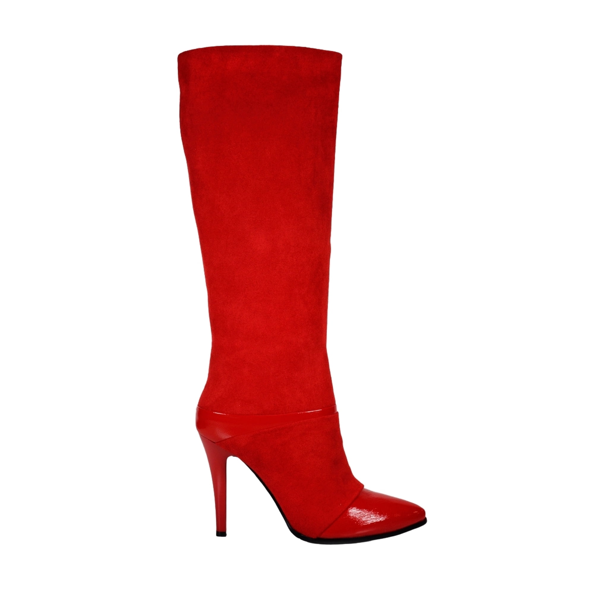 Eda Manzini - Bota Mujer Haikou Rojo Gamuza