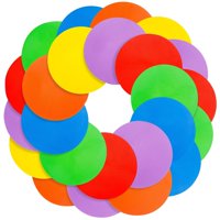 Ioensy - 30 Marcadores De Suelo Redondos Y Planos Para Juegos Y Actividades Deportivas.