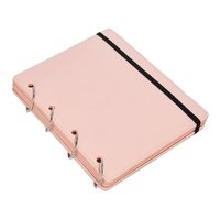 Magideal - Soporte De Exhibición De Fieltro, Soporte De Carpeta De Exhibición De Pin, Soporte De Exhibición De Pin De 4 Páginas Para Accesorios De Joyería, Tocad Rosa