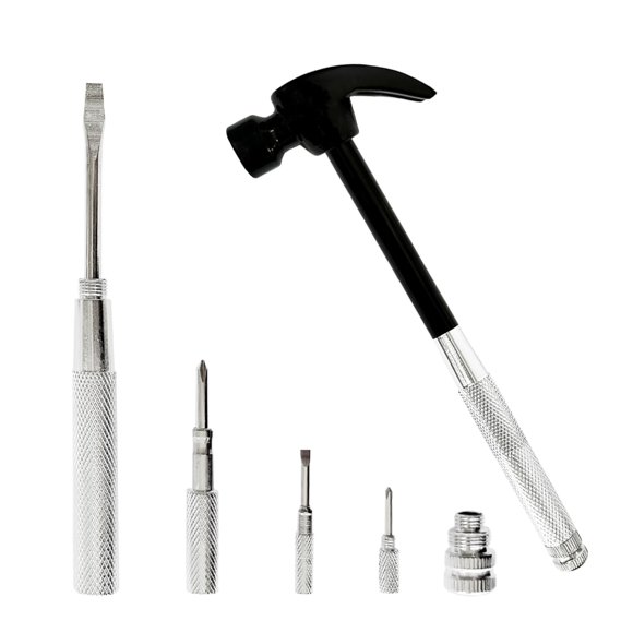 Juego de martillo multifunción 6 en 1 LASUND de acero al carbono mini