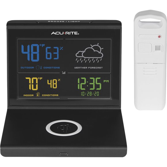 Weather Forecaster AcuRite 01193M con base de carga inalámbrica