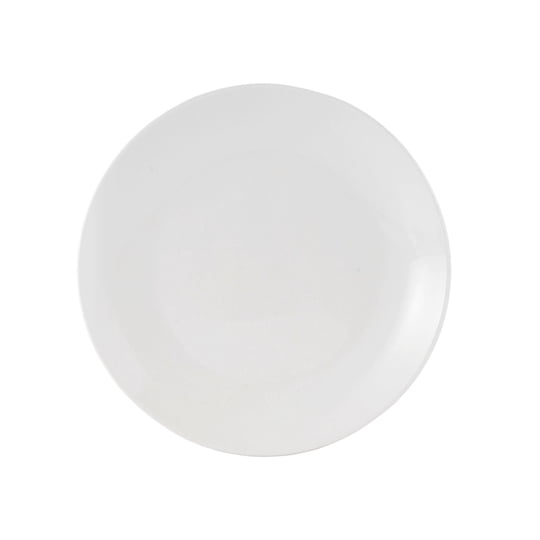 Plato Postre Blanco Porcelana 1 Pieza Mainstays