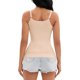 thumbnail image 3 of REFINED ATTIRE Camiseta sin mangas para mujer Regreso a clases Tirantes ajustables Control de abdomen Sin rastro Camisolas moldeadoras XL Beige, 3 of 6
